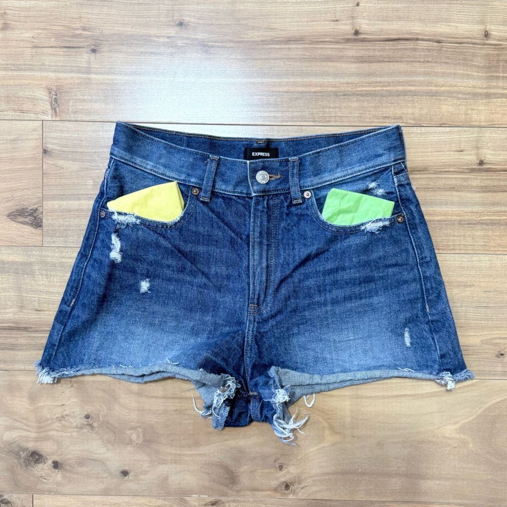 Express Women's High rise Jean Shorts Size 2